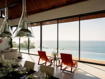 Elegant 4-Bedroom Sea View Pool Villa for Rent in Nai Thon