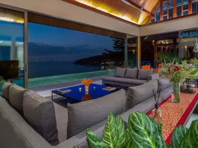 Stunning 4-Bedroom Sea View Pool Villa for Yearly Rental in Phuket