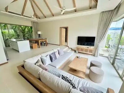 Modern Tropical Luxury at Trichada Sky – 3+1 Bedroom Villa for Rent in Phuket