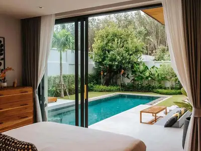Luxury Modern Loft Pool Villa for Rent in Cherngtalay, Phuket