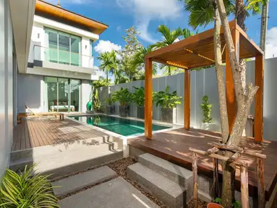 Modern 3-Bedroom Pool Villa for Rent in Soi Pasak 4, Phuket – Ideal for Long-Term Stay