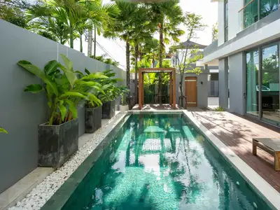 Modern 3-Bedroom Pool Villa for Rent in Soi Pasak 4, Phuket – Ideal for Long-Term Stay