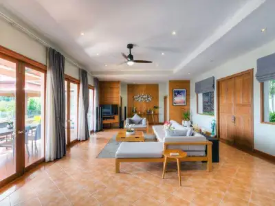 Spacious 5-Bedroom Pool Villa with Lake View for Rent in Laguna, Phuket