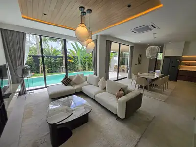 Modern 3-Bedroom Pool Villa for Sale Near Layan Beach – Phuket